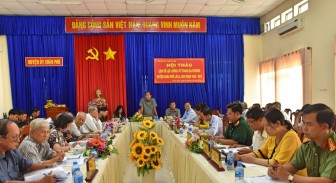 Châu Phú tổ chức Hội thảo Lịch sử lực lượng vũ trang địa phương