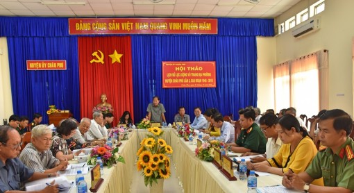 Châu Phú tổ chức Hội thảo Lịch sử lực lượng vũ trang địa phương