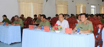 Công an tỉnh: Hội nghị kiểm điểm giữa nhiệm kỳ thực hiện Nghị quyết Đại hội Đảng