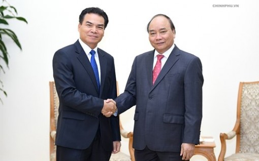 Thủ tướng tiếp Bộ trưởng, Chủ nhiệm Văn phòng Phủ Thủ tướng Lào