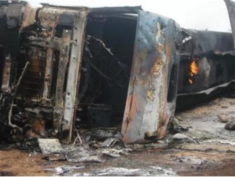 Tai nạn xe bồn chở nhiên liệu ở CHDC Congo, 50 người chết