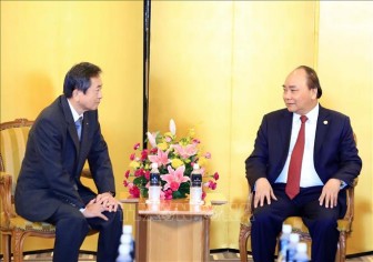 Thủ tướng Nguyễn Xuân Phúc tiếp một số doanh nghiệp Nhật Bản