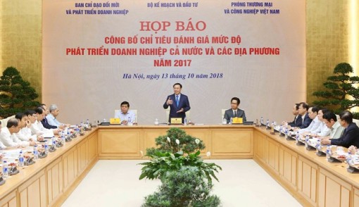 Công bố Bộ chỉ tiêu chủ yếu đánh giá mức độ phát triển doanh nghiệp