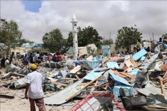 Đánh bom liều chết ở Somalia làm hàng chục người thương vong