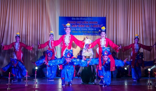 Diễn báo cáo chương trình tham dự Liên hoan “Đàn, hát dân ca 3 miền”