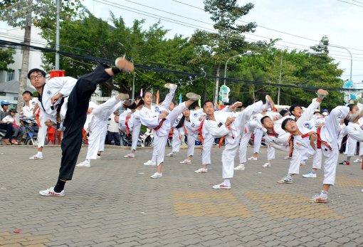 Long Xuyên phát huy thế mạnh võ thuật phong trào