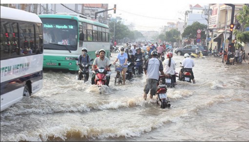ĐBSCL: Triều cường đang lên trở lại