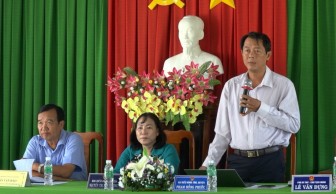 Đại biểu HĐND 3 cấp tiếp xúc cử tri xã Bình Long