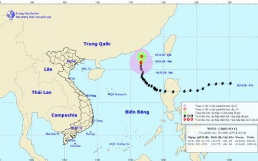 Bão số 7 suy yếu thành áp thấp nhiệt đới trong 24 giờ tới