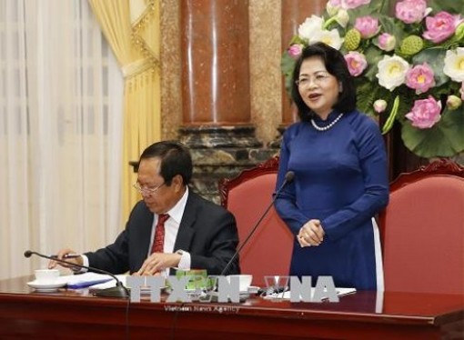 Phó Chủ tịch nước gặp mặt Đoàn đại biểu người có công tỉnh An Giang