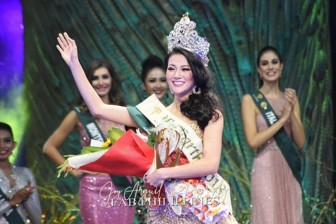 Phương Khánh trở thành người đẹp Việt Nam đầu tiên đăng quang Hoa hậu Trái đất 2018