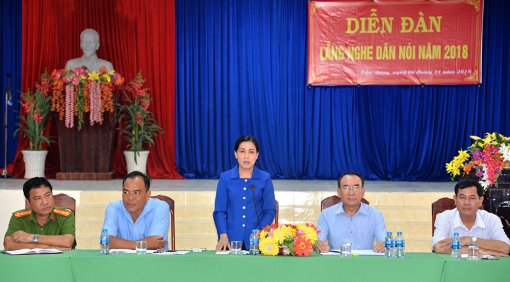 Lãnh đạo huyện Châu Thành “Lắng nghe dân nói”