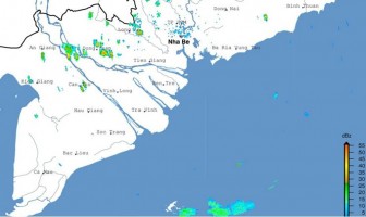 Long Xuyên, Chợ Mới… có mưa giông chiều 9-11