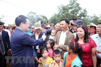 Phó Thủ tướng Vương Đình Huệ dự Ngày hội Đại đoàn kết ở Nghệ An