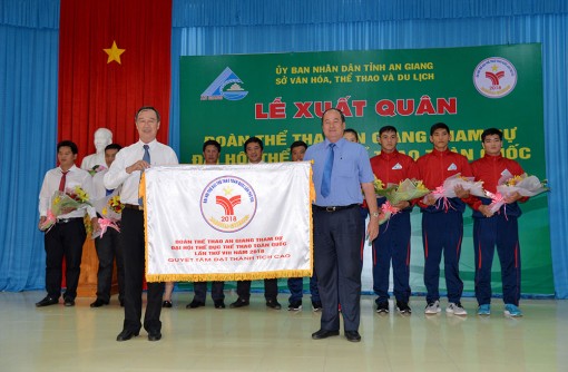 Đoàn thể thao An Giang xuất quân tham dự Đại hội Thể dục -Thể thao toàn quốc lần VIII –2018