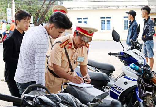 Xử lý 1.257 trường hợp vi phạm trật tự an toàn giao thông