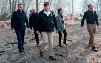 Mỹ tìm kiếm gần 1.300 người mất tích trong cháy rừng California