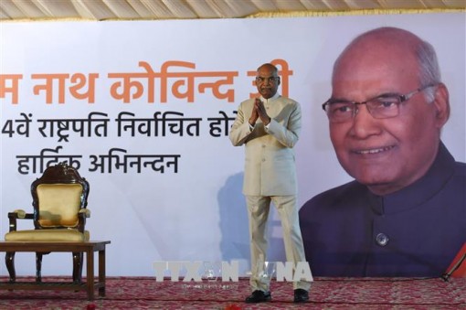 Tổng thống Ấn Độ Ram Nath Kovind bắt đầu thăm cấp Nhà nước Việt Nam