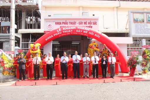 Kỷ niệm 27 năm thành lập Bệnh viện Tim mạch An Giang và khánh thành Khoa Phẫu thuật - Gây mê hồi sức