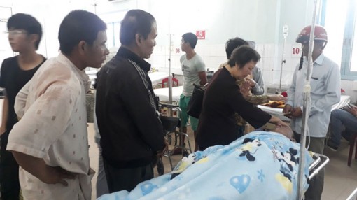 Nổ máy hàn, một người thợ bị hất văng lên cao