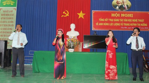 Chợ Mới sôi nổi các hoạt động văn hóa, tuyên truyền cổ động