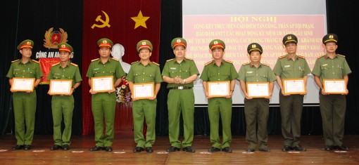 Công an tỉnh: Tổng kết cao điểm tấn công, trấn áp tội phạm