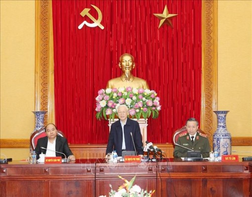 Tổng Bí thư, Chủ tịch nước: Không vì một số vụ án, tiêu cực mà phủ nhận công lao của lực lượng công an