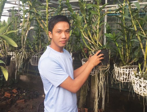 Khởi nghiệp từ hoa lan