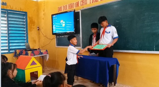 Nghiên cứu giải pháp đổi mới phương pháp dạy tiết thực hành môn hình học