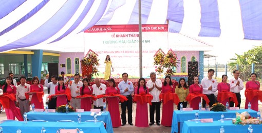Agribank tài trợ 3,4 tỷ đồng xây dựng Trường Mẫu giáo Hội An