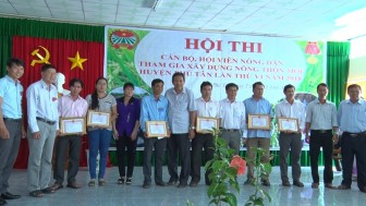 Hội Nông dân Phú Tân tổ chức Hội thi “Cán bộ - hội viên nông dân tham gia xây dựng nông thôn mới”