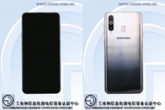 Samsung Galaxy A8s chi tiết hơn: màn hình nốt ruồi, RAM 8GB, 3 camera sau