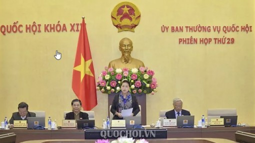 Khai mạc phiên họp thứ 29 của Ủy ban thường vụ Quốc hội