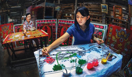 Làng nghề vào vụ làm ăn mùa Tết