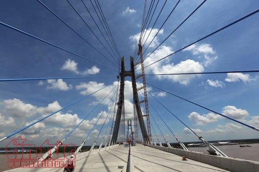 Cầu Vàm Cống sẽ thông xe vào giữa năm 2019