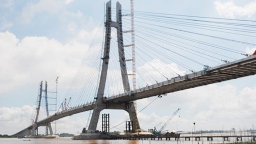 Giữa năm 2019 thông xe, khánh thành cầu Vàm Cống