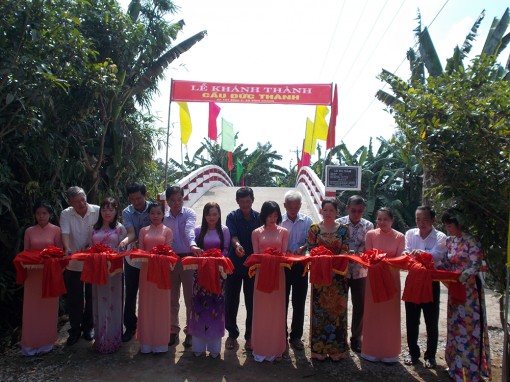 Xã Vĩnh Chánh: Khánh thành cầu Đức Thành