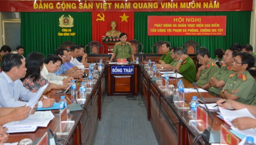 Công an Đồng Tháp mở đợt cao điểm phòng, chống ma tuý