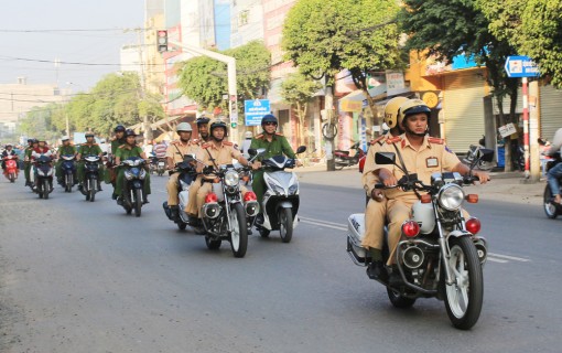 Ra quân cao điểm đảm bảo an ninh trật tự dịp Tết 2019