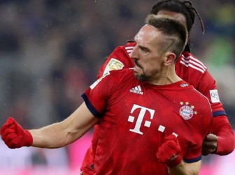 Franck Ribery tỏa sáng, Bayern thắng nhọc nhằn vượt ải RB Leipzig