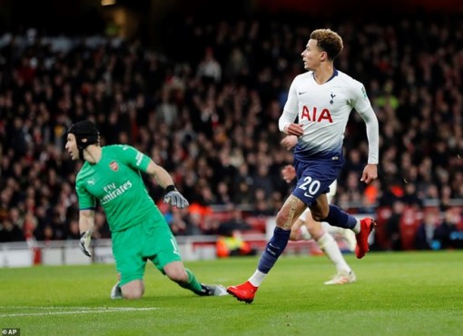 Đánh bại Arsenal, Tottenham đại chiến Chelsea ở bán kết EFL Cup