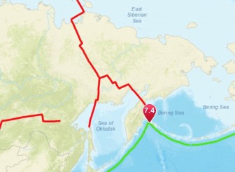 Cảnh báo sóng thần sau trận động đất 7,5 độ ríchte tại Kamchatka, LB Nga