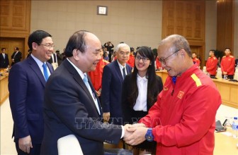 Thủ tướng gặp mặt đội tuyển Việt Nam vô địch AFF Suzuki Cup 2018