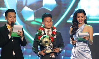Quang Hải và Tuyết Dung đoạt Quả bóng Vàng Việt Nam 2018