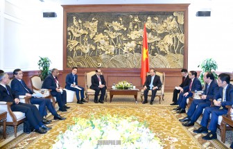 Thủ tướng tiếp các nhà đầu tư vào dự án lọc hóa dầu lớn nhất Việt Nam