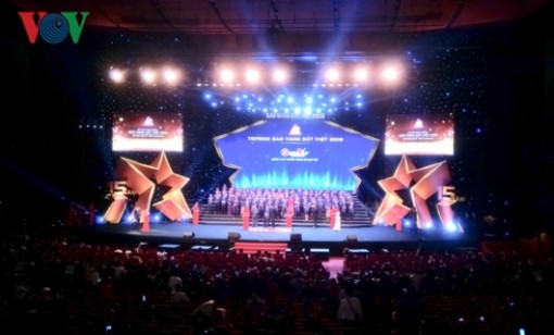 200 doanh nghiệp đạt Giải thưởng Sao Vàng đất Việt 2018