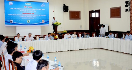 Hội thảo triển khai kế hoạch Thỏa thuận Paris về biến đổi khí hậu