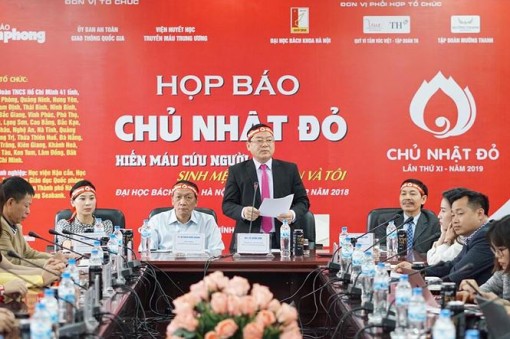 39 tỉnh, thành hưởng ứng Chủ nhật Đỏ lần thứ 11