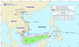 Áp thấp nhiệt đới đi vào Biển Đông, có khả năng mạnh thành bão