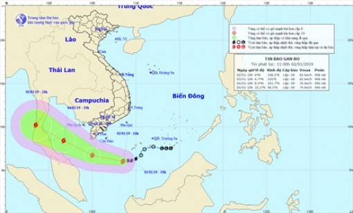 Bão số 1 là cơn bão trái vụ nguy hiểm, có khả năng ảnh hưởng lớn